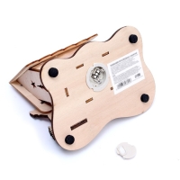 Новогодний декор с подсветкой &laquo;Дом со звёздами&raquo; 15,5 &times; 11 &times; 12 см