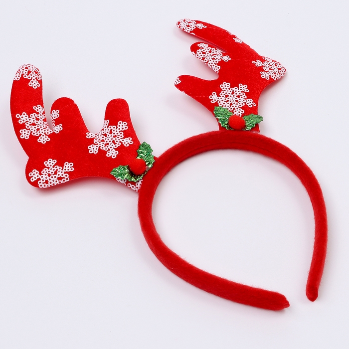 Новый год! Карнавальный ободок &laquo;Рожки&raquo;, цвета МИКС