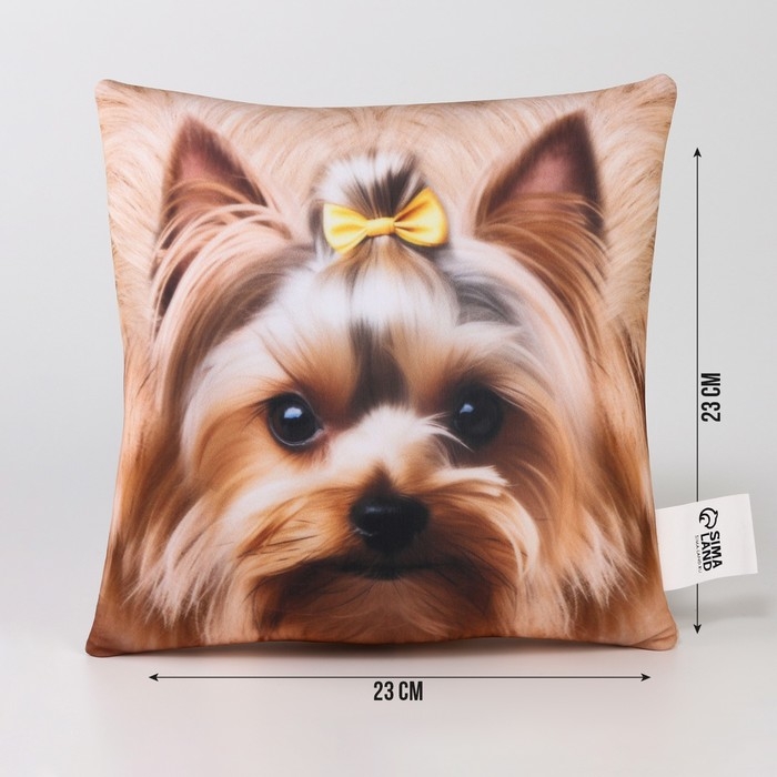 Подушка антистресс, собака "Йорк"