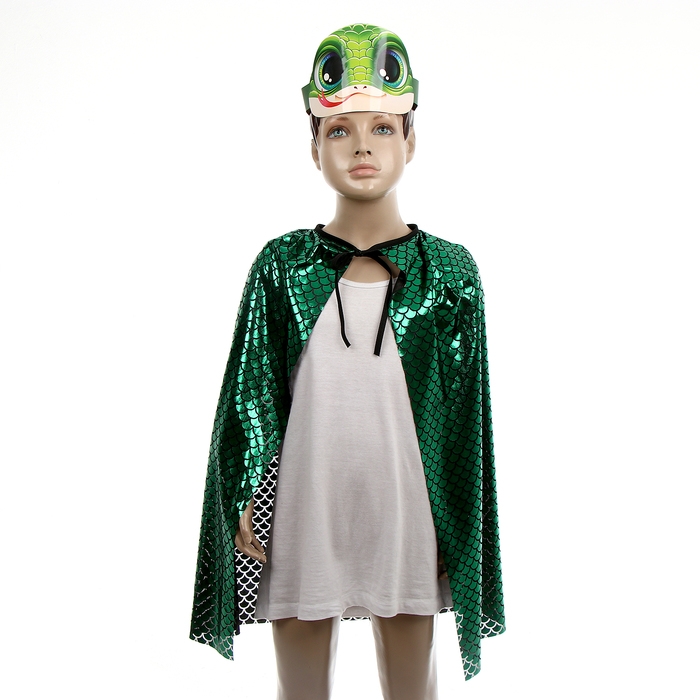 Новый год! Карнавальный набор &laquo;Змея&raquo;  (накидка+ ободок)