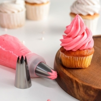 Насадка кондитерская KONFINETTA «Открытая звезда», d=3 см, выход 1 см, нержавеющая сталь Насадка кондитерская KONFINETTA «Открытая звезда», d=3 см, выход 1 см, нержавеющая сталь