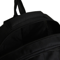 Рюкзак школьный из текстиля на молнии, 5 карманов, цвет чёрный/красный Рюкзак школьный из текстиля на молнии, 5 карманов, цвет чёрный/красный