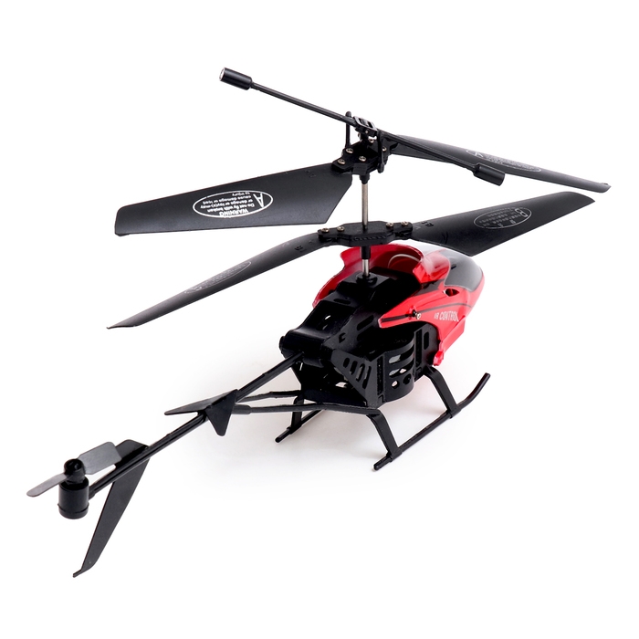 Вертолёт радиоуправляемый «Воздушный король», работает от аккумулятора, цвет красный Вертолёт радиоуправляемый «Воздушный король», работает от аккумулятора, цвет красный