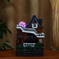 Фонтан "Домик лестница" 27х18 см (с подсветкой) Фонтан "Домик лестница" 27х18 см (с подсветкой)