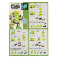 Конструктор винтовой &laquo;Робот военный&raquo;, 5 в 1