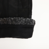 Перчатки мужские, размер XXXL, с утеплителем, цвет чёрный Перчатки мужские, размер XXXL, с утеплителем, цвет чёрный