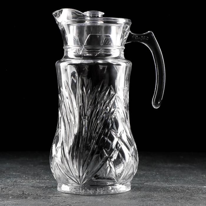 Кувшин &laquo;Лия&raquo;, 1,6 л, 17&times;12,5&times;25,5 см, стекло, прозрачный