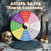Алтарь Ба-Гуа "Карта сокровищ", D=27см