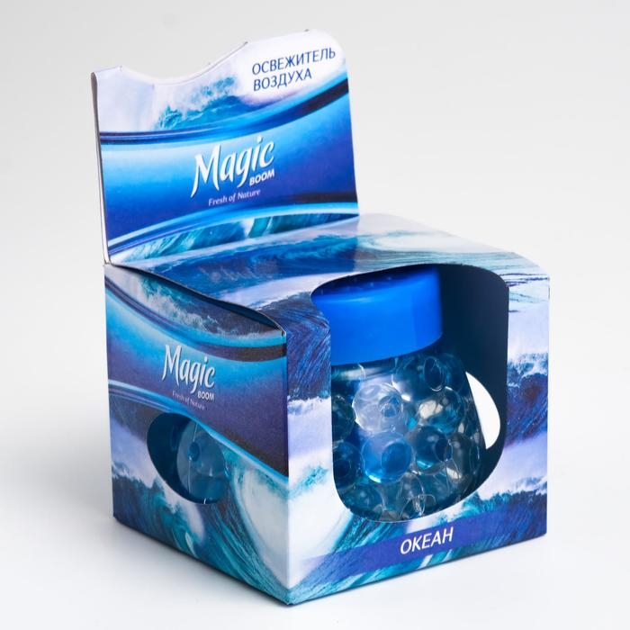 Освежитель воздуха Magic Boom, гелевый Освежитель воздуха Magic Boom, гелевый "Океан" 100 г
