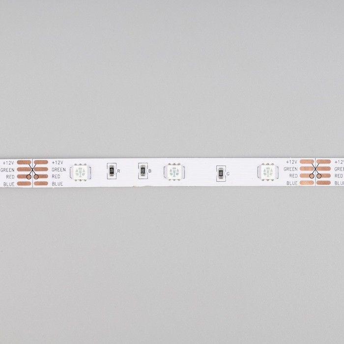 Светодиодная лента Apeyron Electrics 5 м, IP20, SMD5050, 30 LED/м, 7.2 Вт/м, 12 В, RGB