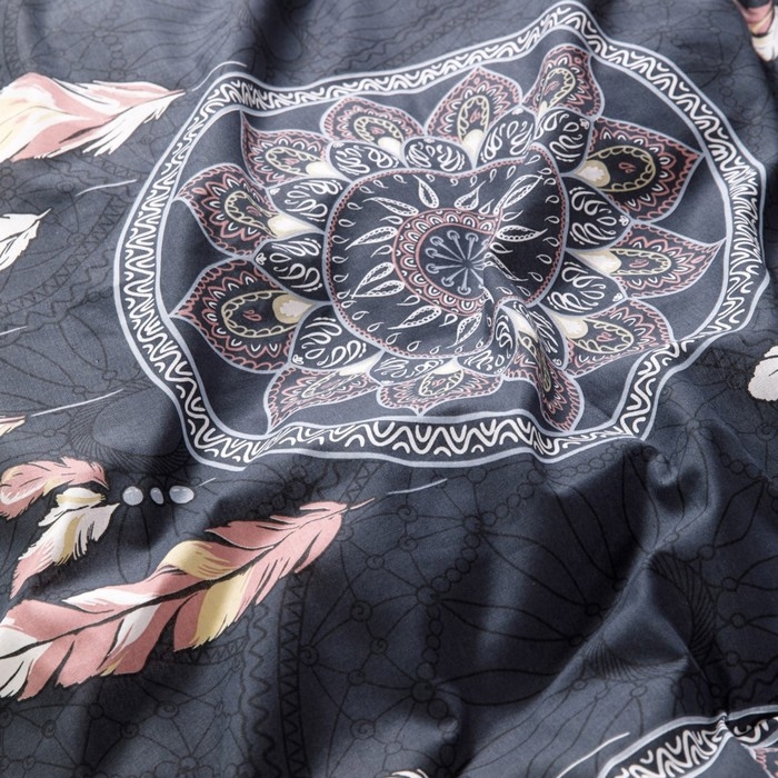 Постельное бельё 1,5сп Luisa de Rizzo Ловец снов, размер 145х215, 150х214см, 70х70см 2шт, бязь 120г/р хлопок 100% Постельное бельё 1,5сп Luisa de Rizzo Ловец снов, размер 145х215, 150х214см, 70х70см 2шт, бязь 120г/р хлопок 100%