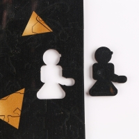 Пазл деревянный фигурный «Близнецы», 140 элементов Пазл деревянный фигурный «Близнецы», 140 элементов