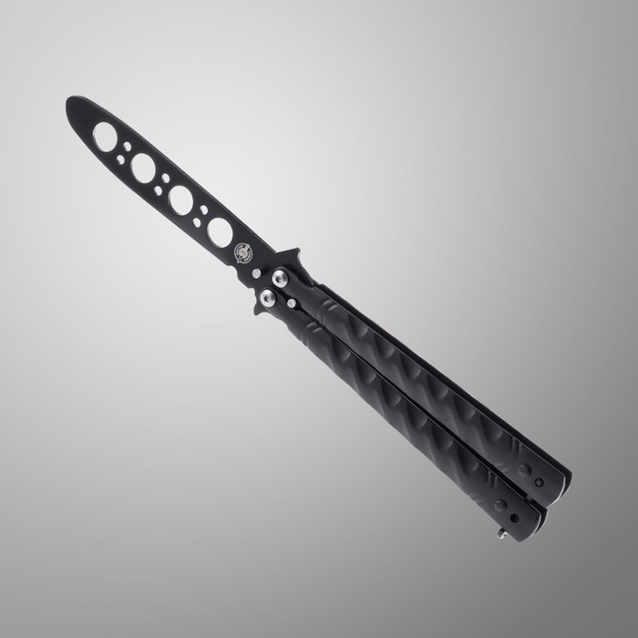 Нож-бабочка тренировочный, сталь - 420, рукоять - сталь, 22 см Нож-бабочка тренировочный, сталь - 420, рукоять - сталь, 22 см