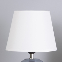 Лампа настольная "Блеск" 1х40Вт Е27 мягкий серый 20х20х32см Лампа настольная "Блеск" 1х40Вт Е27 мягкий серый 20х20х32см