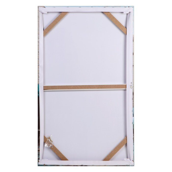 Картина-холст на подрамнике "Под зонтом" 60х100 см