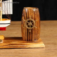 Корабль сувенирный на подставке, с карандашницей 22*7*15см Корабль сувенирный на подставке, с карандашницей 22*7*15см