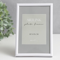 Фоторамка пластик "Decoline" 10х15 см, белый Фоторамка пластик "Decoline" 10х15 см, белый