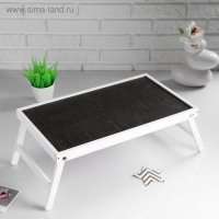 Столик для завтрака "Ренессанс", белый, 50×30 см Столик для завтрака "Ренессанс", белый, 50×30 см