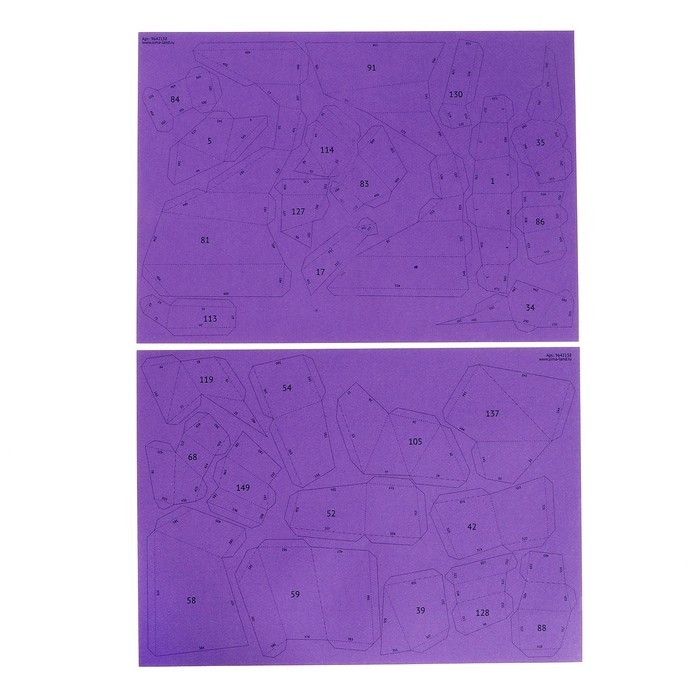 Конструктор полигональный &laquo;Дракон&raquo;, 151 деталь