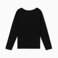 Лонгслив для девочки, цвет чёрный, рост 140 см