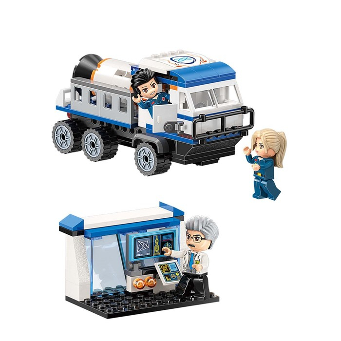 Конструктор Космос &laquo;Космодром&raquo;, 4 минифигуры и 632 детали