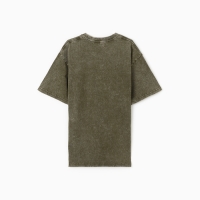 Футболка мужская MIST из вареного хлопка, цв. зеленый, р-р XL