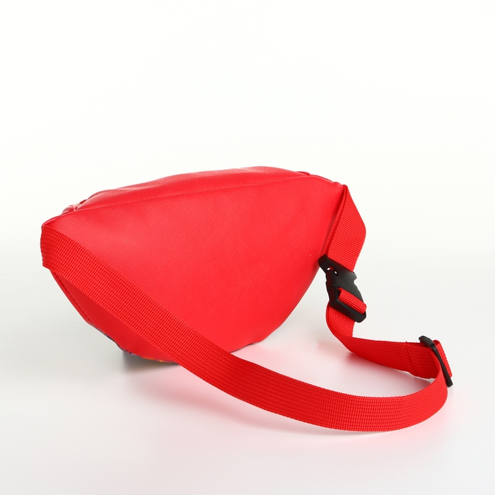 Сумка поясная детская на молнии, цвет красный Сумка поясная детская на молнии, цвет красный
