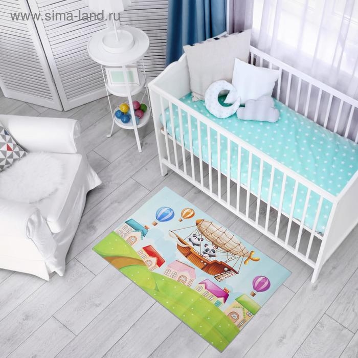 Ковёр детский Этель &laquo;Путешествие&raquo; 80х120 см, 700г/м2