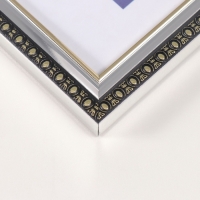 Фоторамка пластик "Камея" 15х21 см, серебро