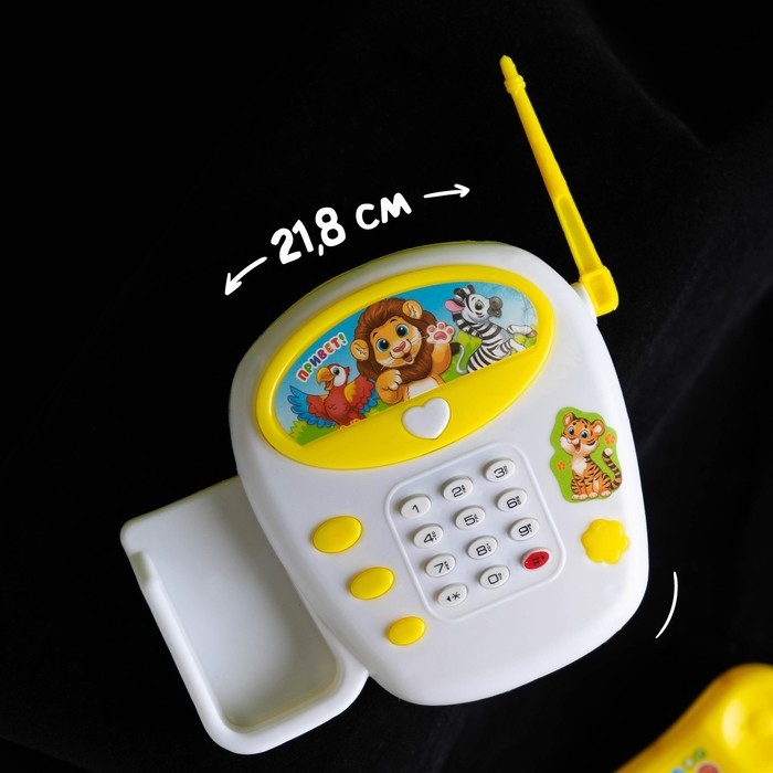 Музыкальный телефончик &laquo;Весёлые зверята&raquo;, русская озвучка