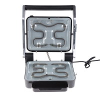 Гриль электрический Zelmer ZPR2600, 2000 Вт, антипригарное покрытие, 29.2х23 см, чёрно-серый 1025409 Гриль электрический Zelmer ZPR2600, 2000 Вт, антипригарное покрытие, 29.2х23 см, чёрно-серый 1025409