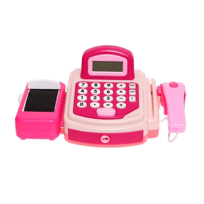 Касса «Крутой магазинчик» со сканером, корзиной и аксессуарами Касса «Крутой магазинчик» со сканером, корзиной и аксессуарами