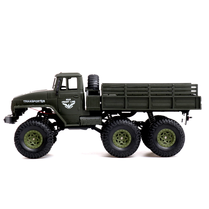 Грузовик радиоуправляемый &laquo;Фургон&raquo;, привод 4WD, работает от аккумулятора,1:16, цвет зелёный