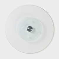 Подставка стеклянная для торта вращающаяся Доляна &laquo;Марбл розовый&raquo;, d=32 см, цвет розовый