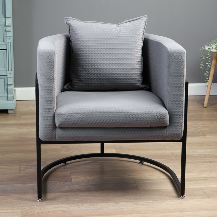 Стул "Грегор" Графит/Чёрный