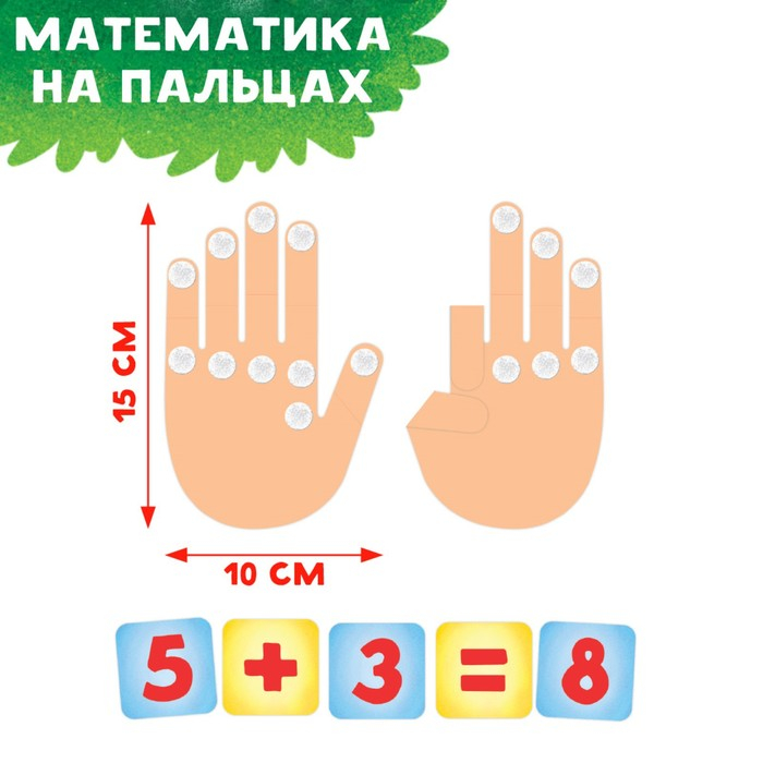 Интерактивная игра-лэпбук &laquo;Математика на пальцах&raquo;, 3+