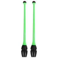 Булавы для художественной гимнастики вставляющиеся Grace Dance, 36 см, цвет зелёный/чёрный Булавы для художественной гимнастики вставляющиеся Grace Dance, 36 см, цвет зелёный/чёрный