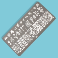 Диск для стемпинга металлический «Природа», 12 × 6 см Диск для стемпинга металлический «Природа», 12 × 6 см