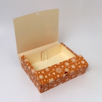 Новый год. Коробка подарочная новогодняя складная, упаковка, &laquo;Волшебства и сказки&raquo;, 31 &times; 24,5 &times; 8 см.