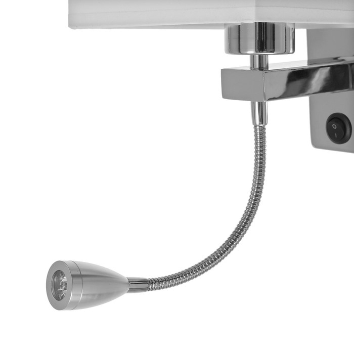 Бра 2236/1WT E27 40Вт бело-хромовый 17х21х45 см Бра 2236/1WT E27 40Вт бело-хромовый 17х21х45 см