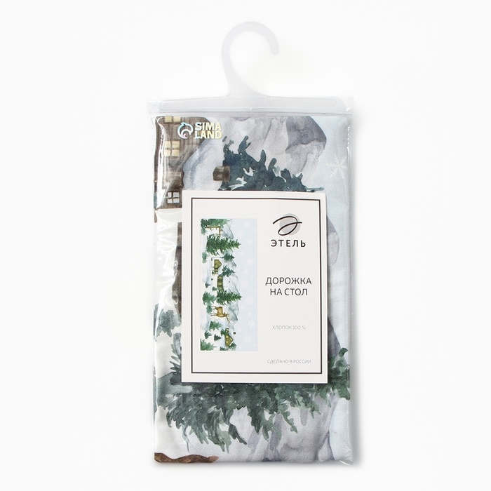 Новый год. Дорожка на стол Этель Forest animals 30х70 +/- 5 см, 100% хл, саржа 190 гр/м2