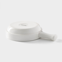 Кокотница фарфоровая Magistro &laquo;Бланш&raquo;, 20,3&times;14,4&times;4,6 см, цвет белый