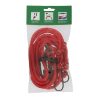 Резинка для крепления багажа "Паук" 80 см, d8 мм, металлические крючки, набор 4 шт Резинка для крепления багажа "Паук" 80 см, d8 мм, металлические крючки, набор 4 шт