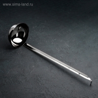 Половник из нержавеющей стали, 380 мл, 45&times;11,5 см, цвет серебряный