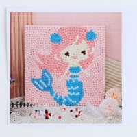 Аппликация помпошками &laquo;Русалочка&raquo;, размер &mdash; 30 &times; 30 см, клей 30 мл