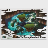 Наклейка 3Д интерьерная Пропасть 90*60см Наклейка 3Д интерьерная Пропасть 90*60см