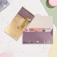 Конверт для денег "С уважением!" тиснение, золотистый фон, 16,5х8,5 см Конверт для денег "С уважением!" тиснение, золотистый фон, 16,5х8,5 см