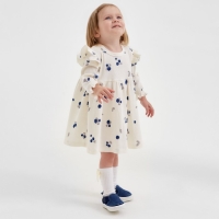 Платье и повязка Крошка Я Blueberry р. 92-98, молочный Платье и повязка Крошка Я Blueberry р. 92-98, молочный