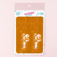 Набор топперов &laquo;С днём рождения&raquo;, со звёздами, цвет золото