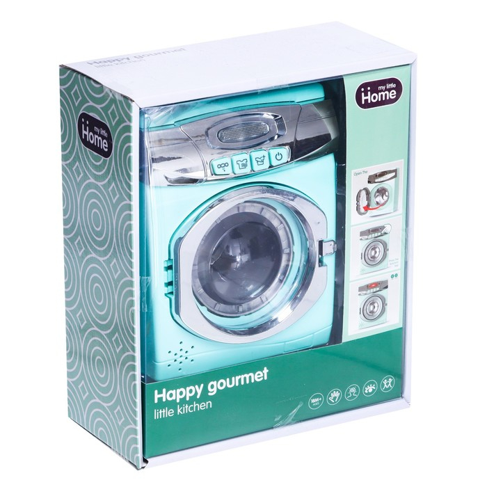 Бытовая техника &laquo;Стиральная машина&raquo;, свет, дверца открывается